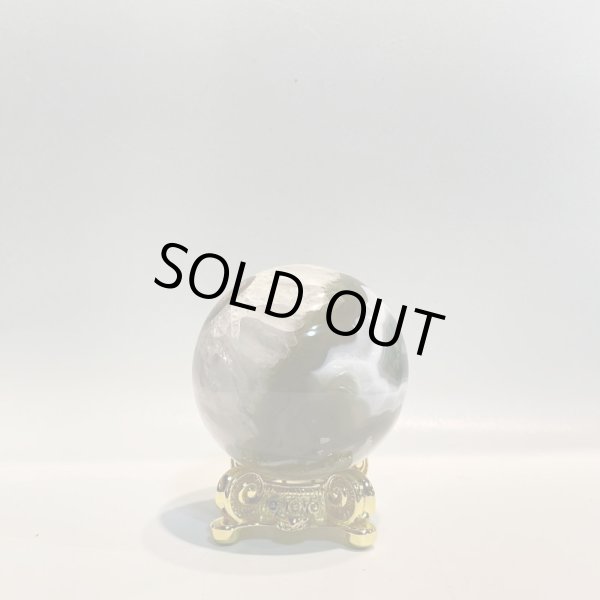 画像4: 瑪瑙（ホワイト＆グリーン）・丸玉 (4)