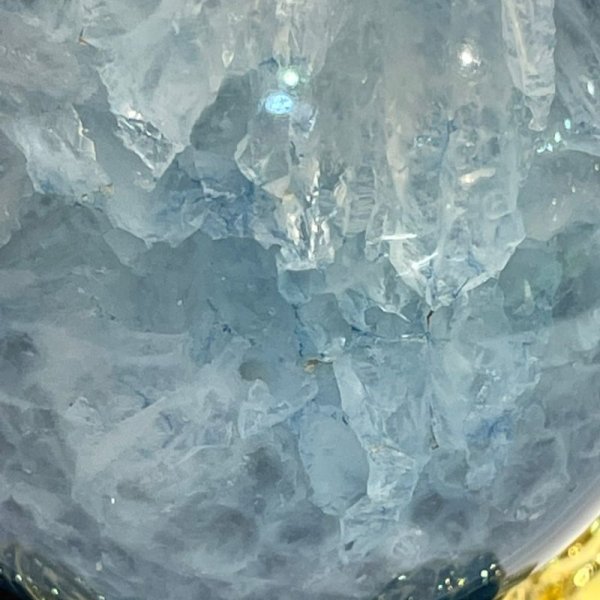 画像6: 瑪瑙(ブルー&ホワイト)・丸玉 (6)