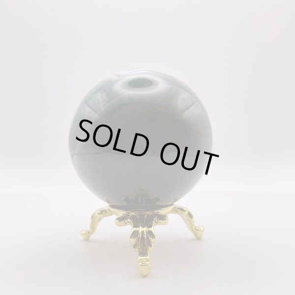 画像3: 瑪瑙(ホワイト&グリーン)・丸玉 (3)