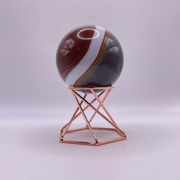 画像3: 瑪瑙(ブラウン&グレー)・丸玉 (3)