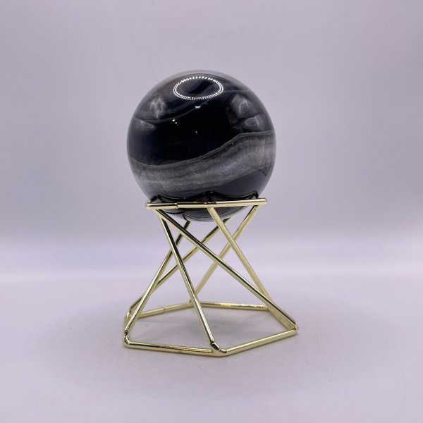 画像3: 瑪瑙(ブラック&ホワイト)・丸玉 (3)