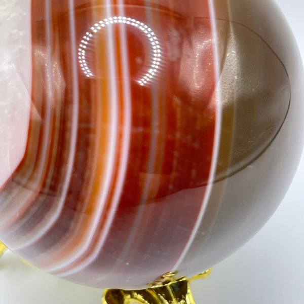 画像7: 瑪瑙(ブラウン&ホワイト)・丸玉 (7)