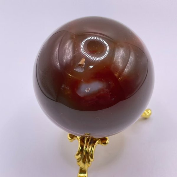 画像8: 瑪瑙(ブラウン&ホワイト)・丸玉 (8)