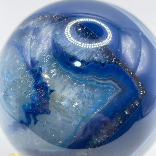 画像7: 瑪瑙(ブルー)・丸玉 (7)