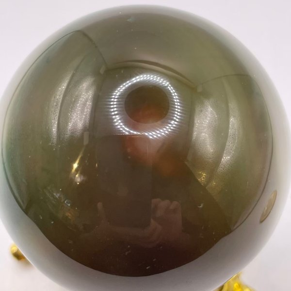 画像8: 瑪瑙(グリーン×ホワイト)・丸玉 (8)