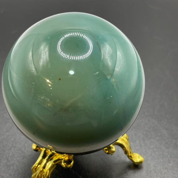 画像8: 瑪瑙(グリーン×ホワイト)・丸玉 (8)