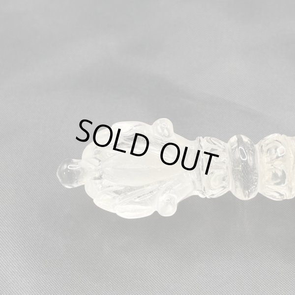 画像2: 水晶・チベット法具(五鈷杵) (2)