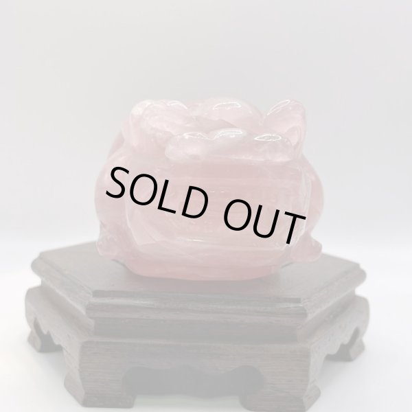 画像2: ローズクォーツ・貔貅(ヒキュウ) (2)