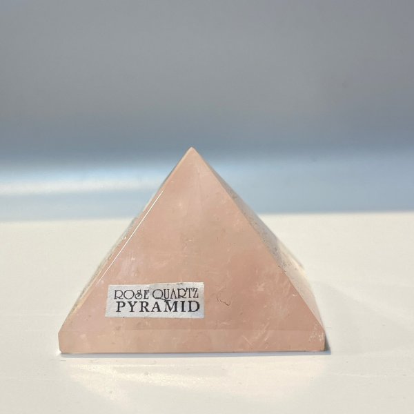 画像1: ローズクォーツ・ピラミッド (1)
