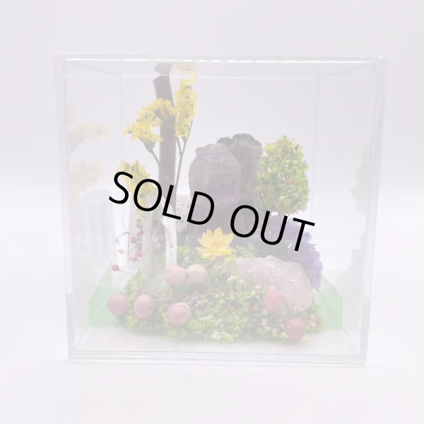 画像5: ジオラマ・フローライト観音・瑪瑙ジオード・水晶・ローズクォーツ (5)