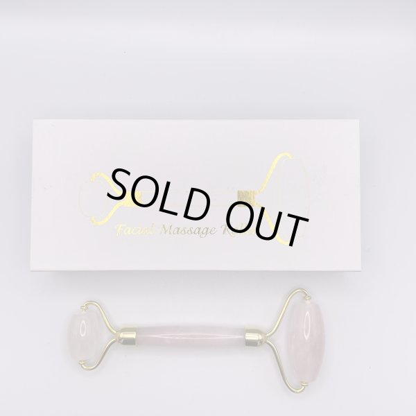 画像2: ローズクォーツ・マッサージローラー (2)