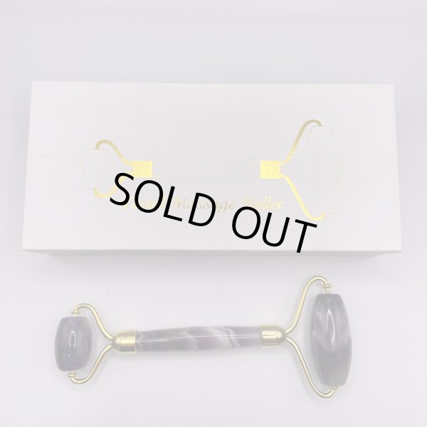 画像2: アメジスト・マッサージローラー (2)