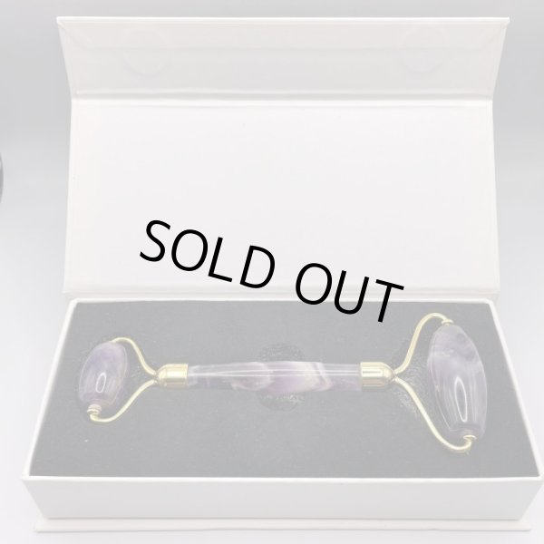 画像3: アメジスト・マッサージローラー (3)