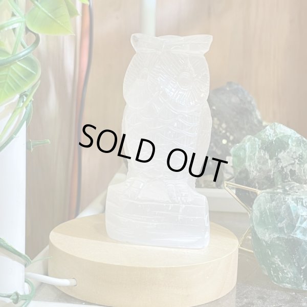 画像3: セレナイト・ふくろう (3)