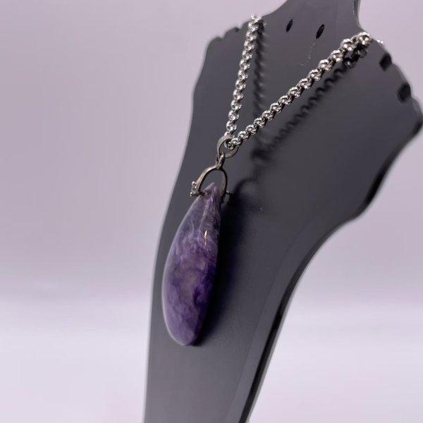 画像3: チャロアイト・ペンダントトップ(ネックレストップ) (3)