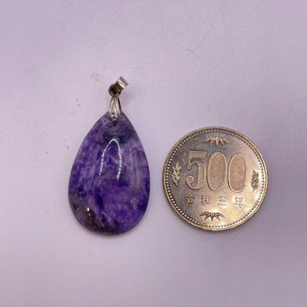 画像5: チャロアイト・ペンダントトップ(ネックレストップ) (5)