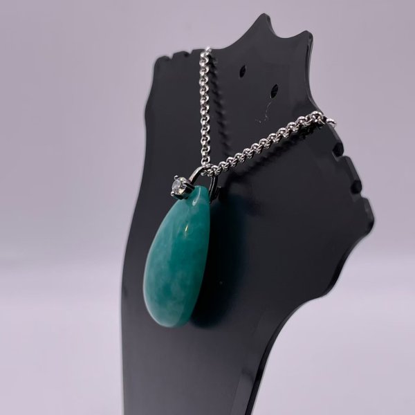 画像3: アマゾナイト・ペンダントトップ(ネックレストップ) (3)