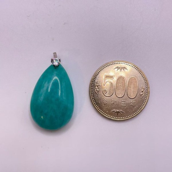 画像5: アマゾナイト・ペンダントトップ(ネックレストップ) (5)