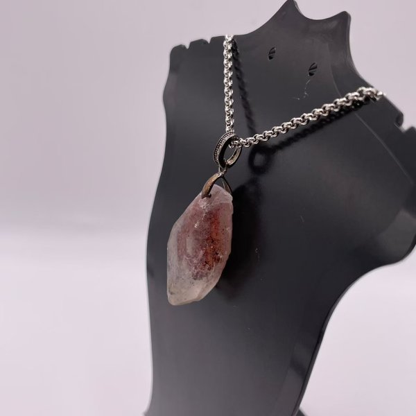 画像3: ファイヤークォーツ・ペンダントトップ(ネックレストップ) (3)