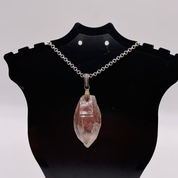 画像4: ファイヤークォーツ・ペンダントトップ(ネックレストップ) (4)