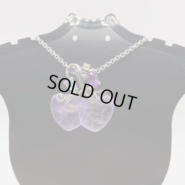 画像2: アメジスト・ペンダントトップ(ネックレストップ) (2)