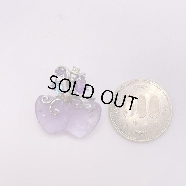 画像7: アメジスト・ペンダントトップ(ネックレストップ) (7)