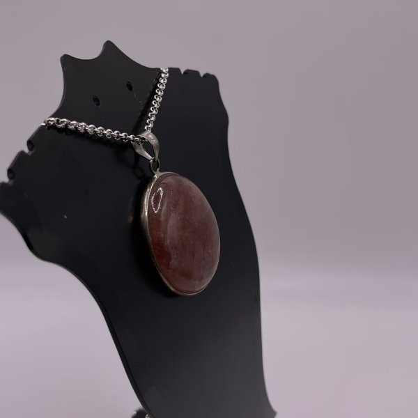 画像2: レッドアベンチュリン・ペンダントトップ(ネックレストップ) (2)