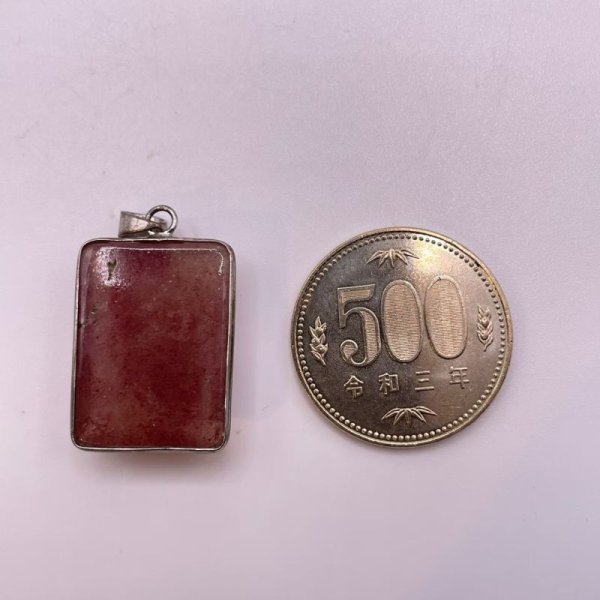 画像5: レッドアベンチュリン・ペンダントトップ(ネックレストップ) (5)