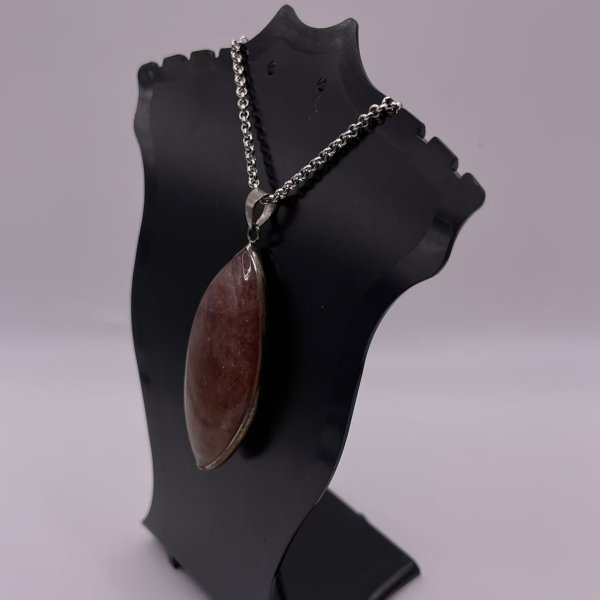 画像3: レッドアベンチュリン・ペンダントトップ(ネックレストップ) (3)