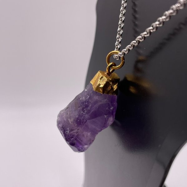 画像2: アメジスト・ペンダントトップ（ネックレストップ） (2)