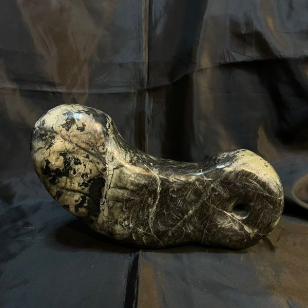 画像6: 蛇石・木製台座付(へび石) (6)