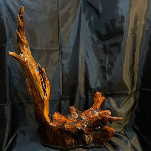 画像9: 蛇石・木製台座付(へび石) (9)