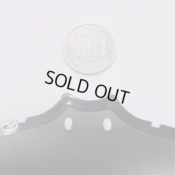 画像2: オパール・ピアス (2)