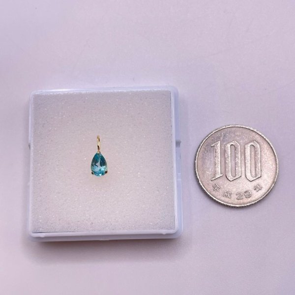 画像2: パライバアパタイト・ペンダントトップ(ネックレストップ) (2)